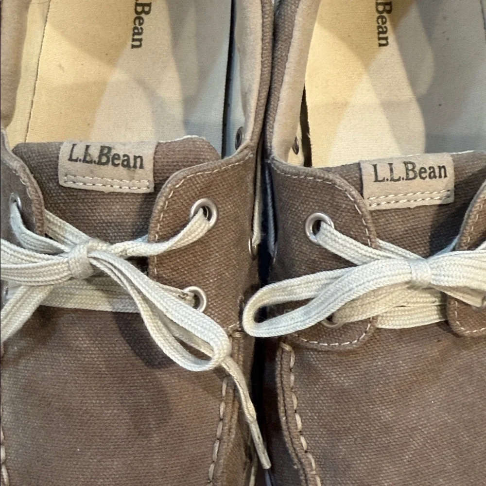 L.L. Bean Men's Tan Boat Shoes